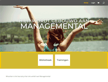 Tablet Screenshot of managemental.com